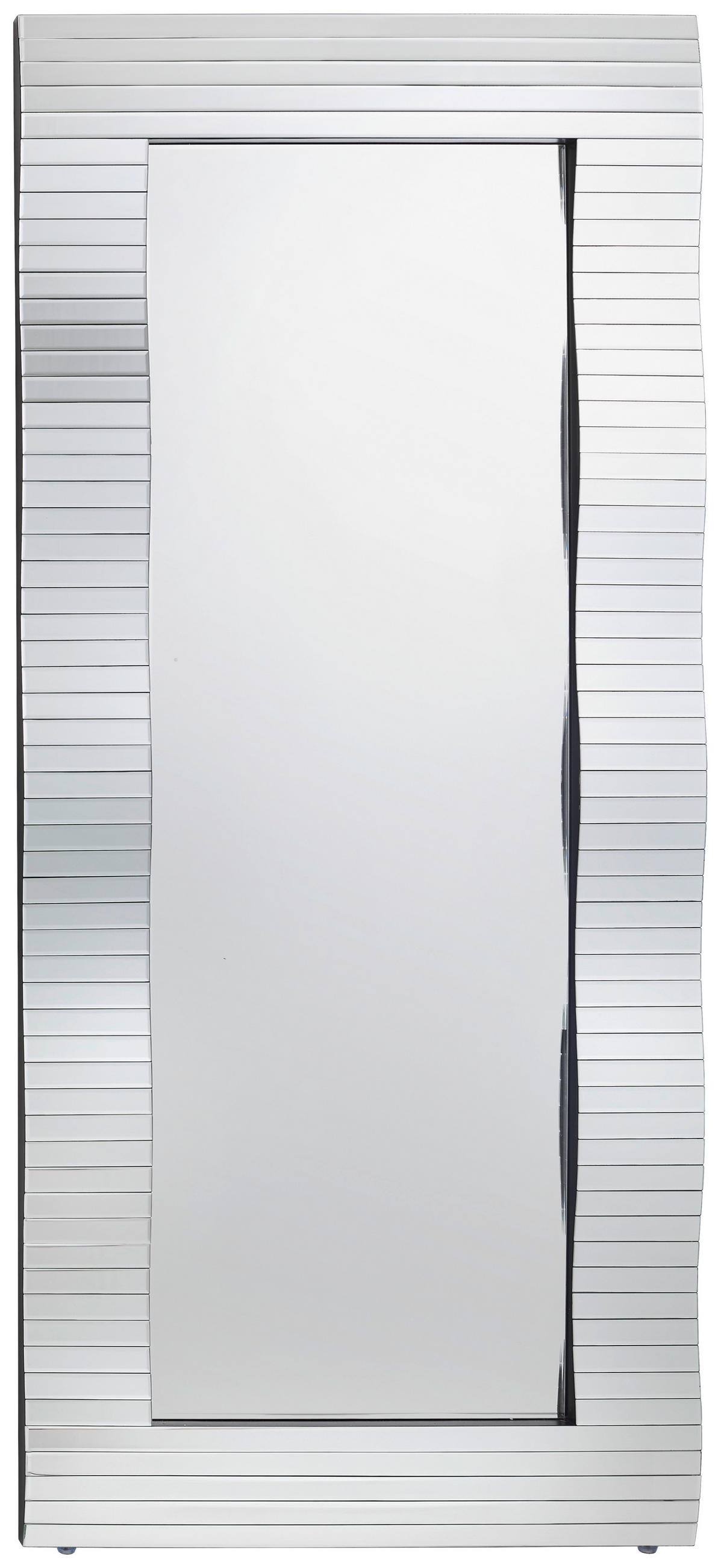 WANDSPIEGEL 80/180/5 cm  - Silberfarben, Lifestyle, Glas/Holzwerkstoff (80/180/5cm) - Xora