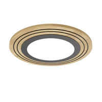 LED-DECKENLEUCHTE 38/38/5 cm   - Eichefarben, Natur, Holz (38/38/5cm)