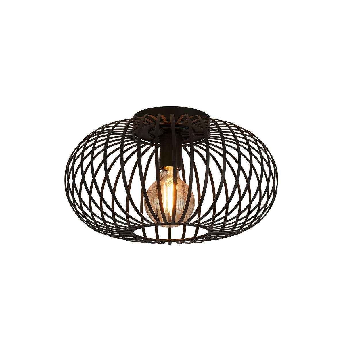 HÄNGELEUCHTE Avery 39/20 cm   - Schwarz, Design, Metall (39/20cm) - Searchlight