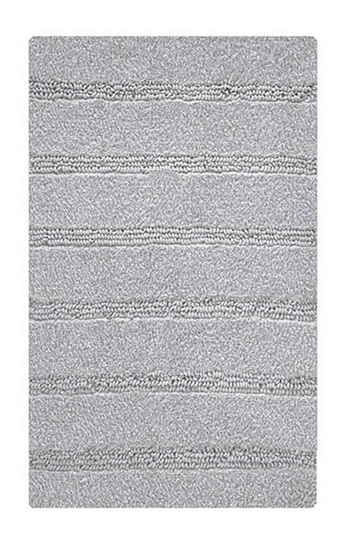 BADTEPPICH Platinfarben 70/120 cm  - Platinfarben, Basics, Kunststoff/Textil (70/120cm) - Kleine Wolke