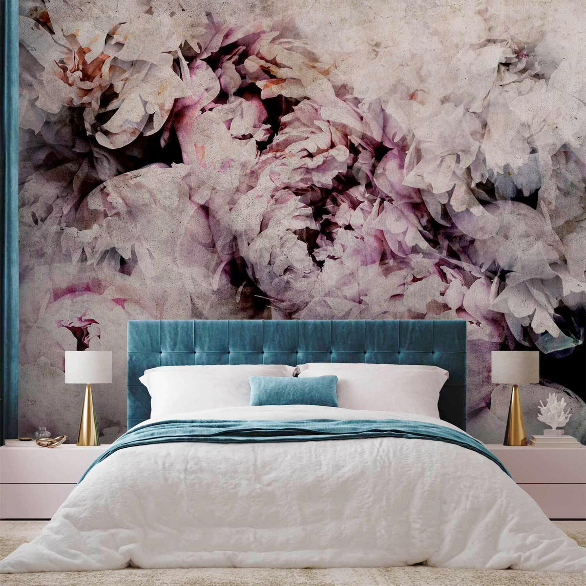 FOTOTAPETE  - Magenta/Hellgrau, LIFESTYLE, Textil (400/280cm) - artgeist