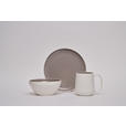 FRÜHSTÜCKSSERVICE Taupe 6-teilig 2 Personen  - Taupe, Design, Keramik - Novel