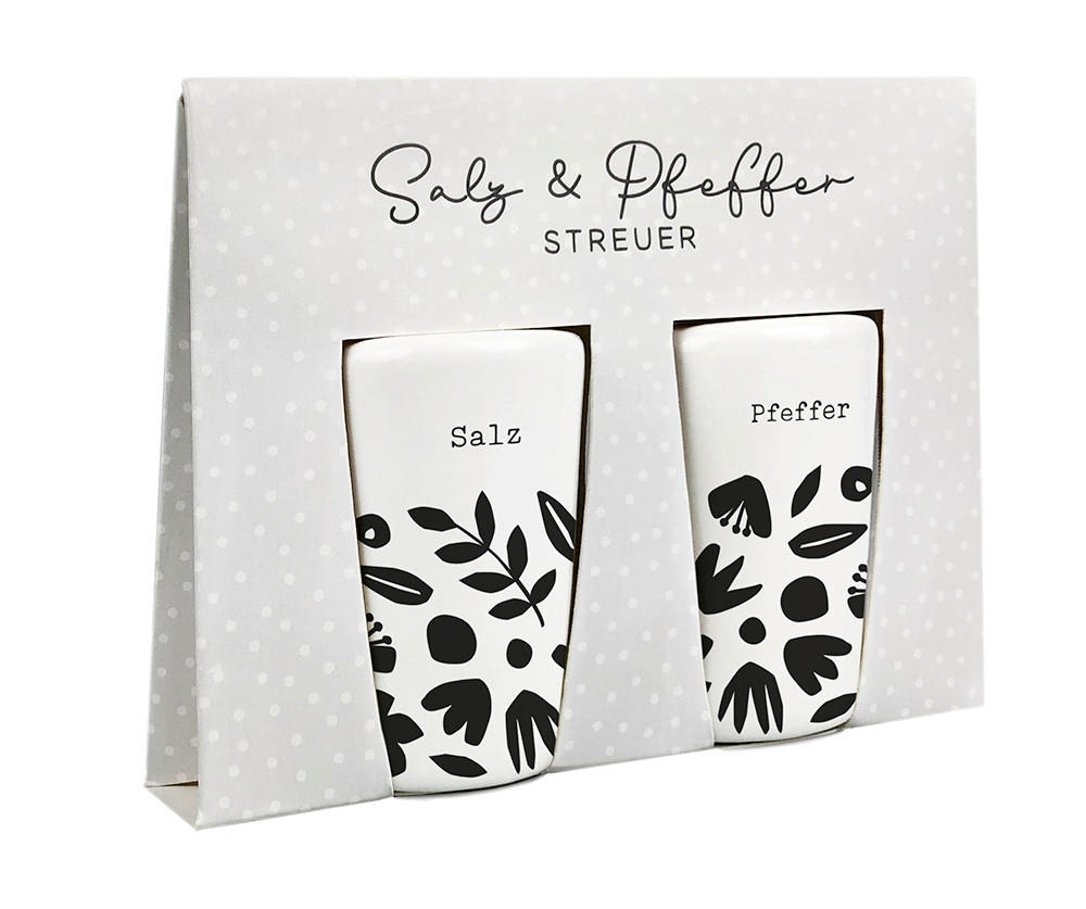 SALZ- ODER PFEFFERSTREUER  - Multicolor, Basics, Keramik (6/4cm)