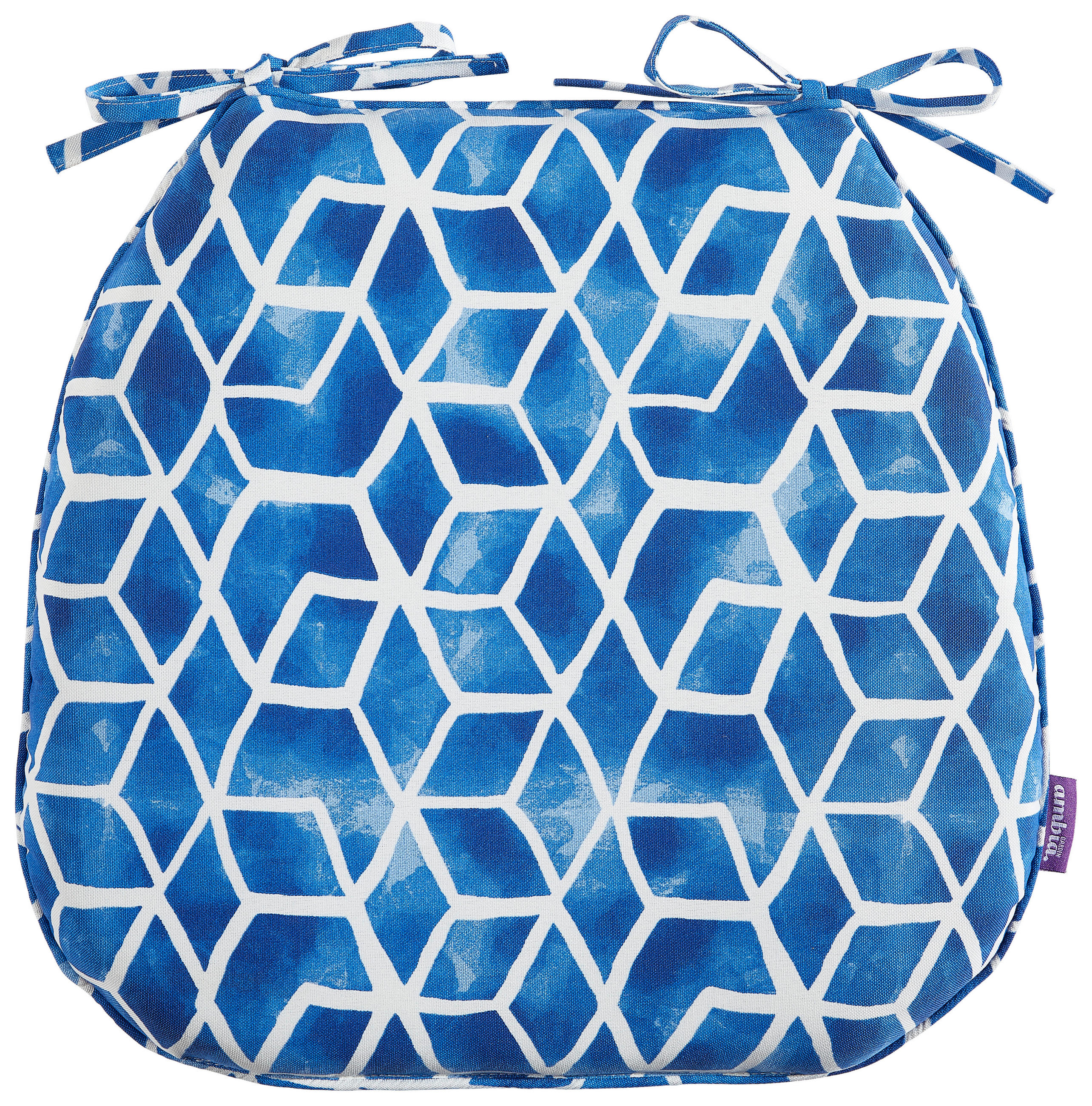 SITZKISSEN 40/42 cm  - Blau, KONVENTIONELL, Textil (40/42cm) - Ambia Garden