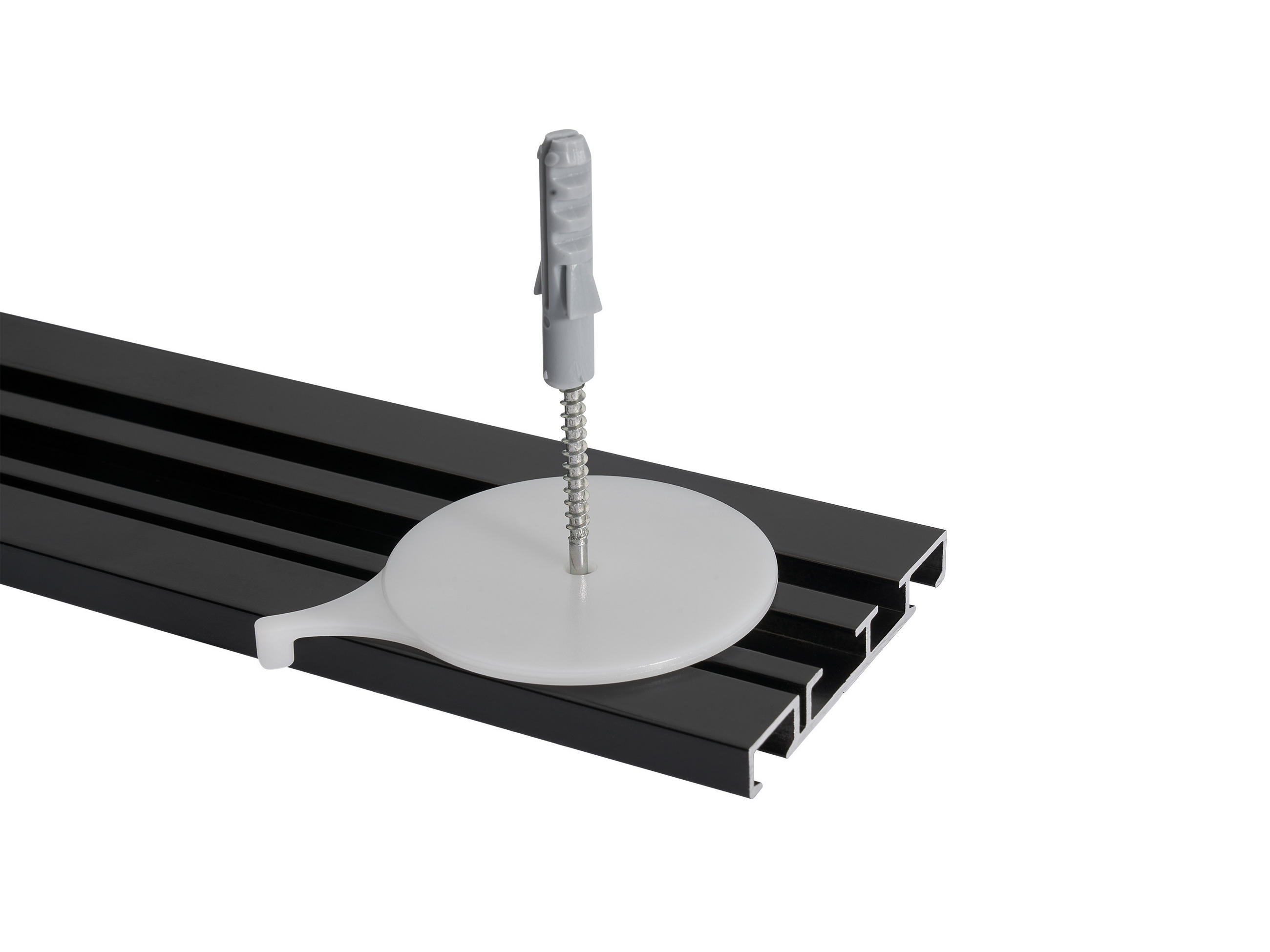 STROPNÝ DRŽIAK - biela, Basics, kov (5,5/0,7/0,5cm) - Homeware