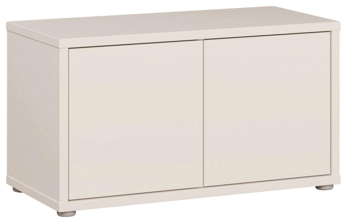 GARDEROBENBANK - Sandfarben/Grau, MODERN, Kunststoff (74,5/41,5/34,9cm) - Carryhome