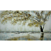 LEINWANDBILD Bäume 120/70 cm  - Multicolor, KONVENTIONELL, Holz/Textil (120/70cm) - Monee