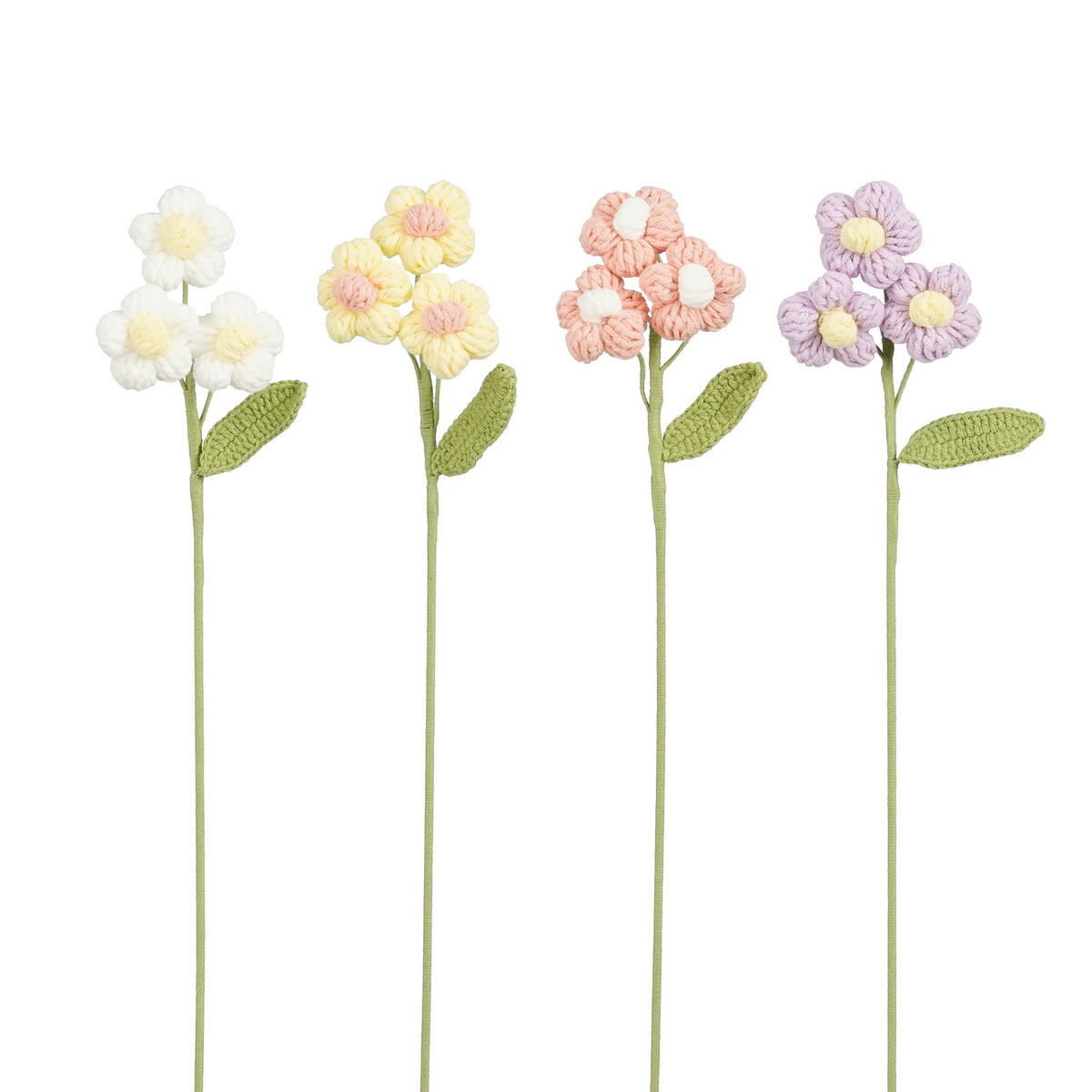 CVIJET UMJETNI  - višebojno, Basics, tekstil (46/8/8cm)