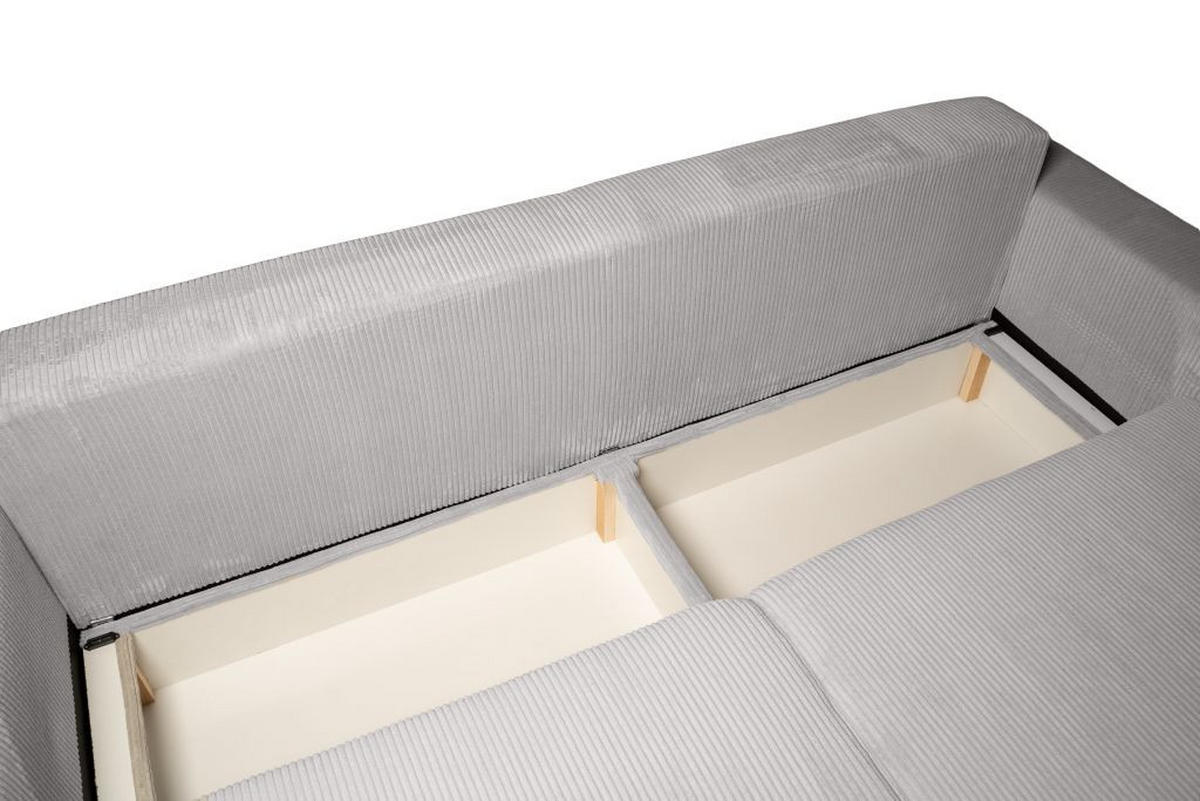 TROSJED tekstil  siva    - siva/crna, Moderno, tekstil/plastika (244/105cm) - Hom`in