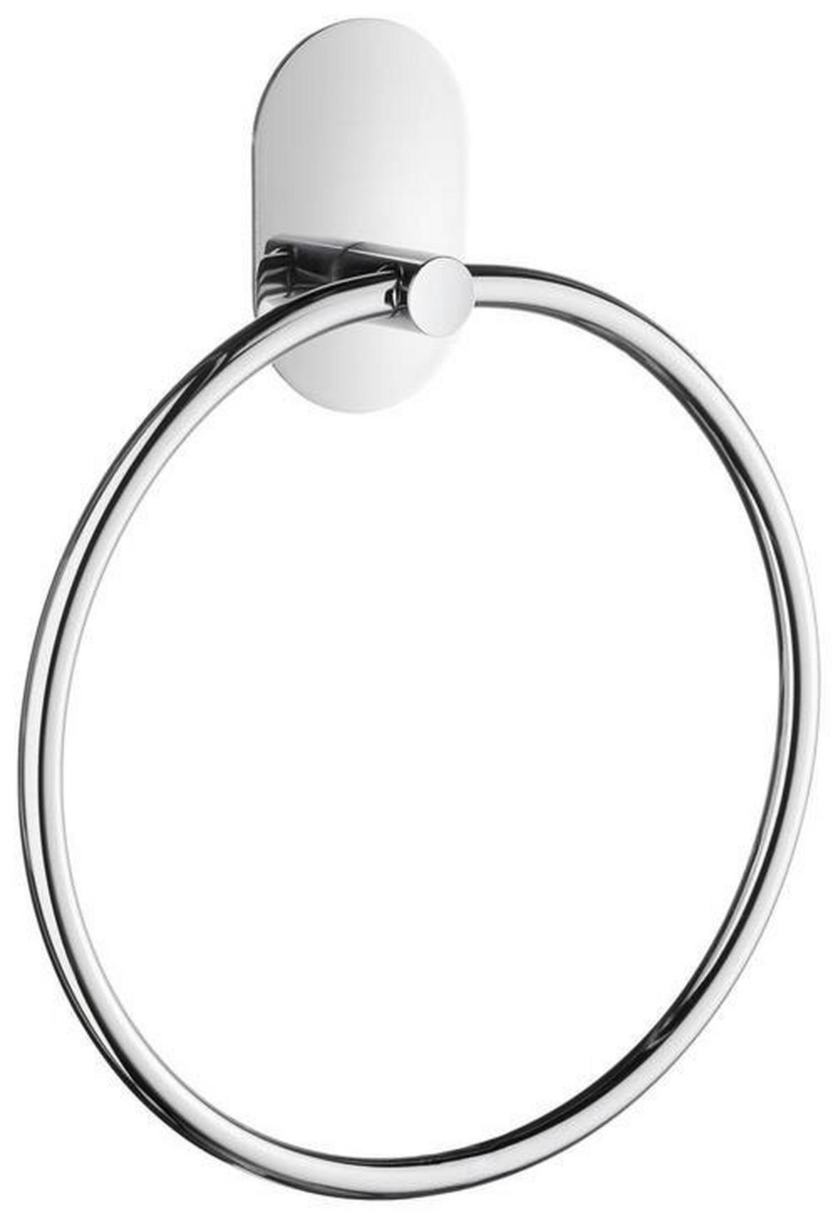 HANDTUCHHALTER 16,8/21,5/2,5 cm  - Chromfarben, Basics, Metall (16,8/21,5/2,5cm)