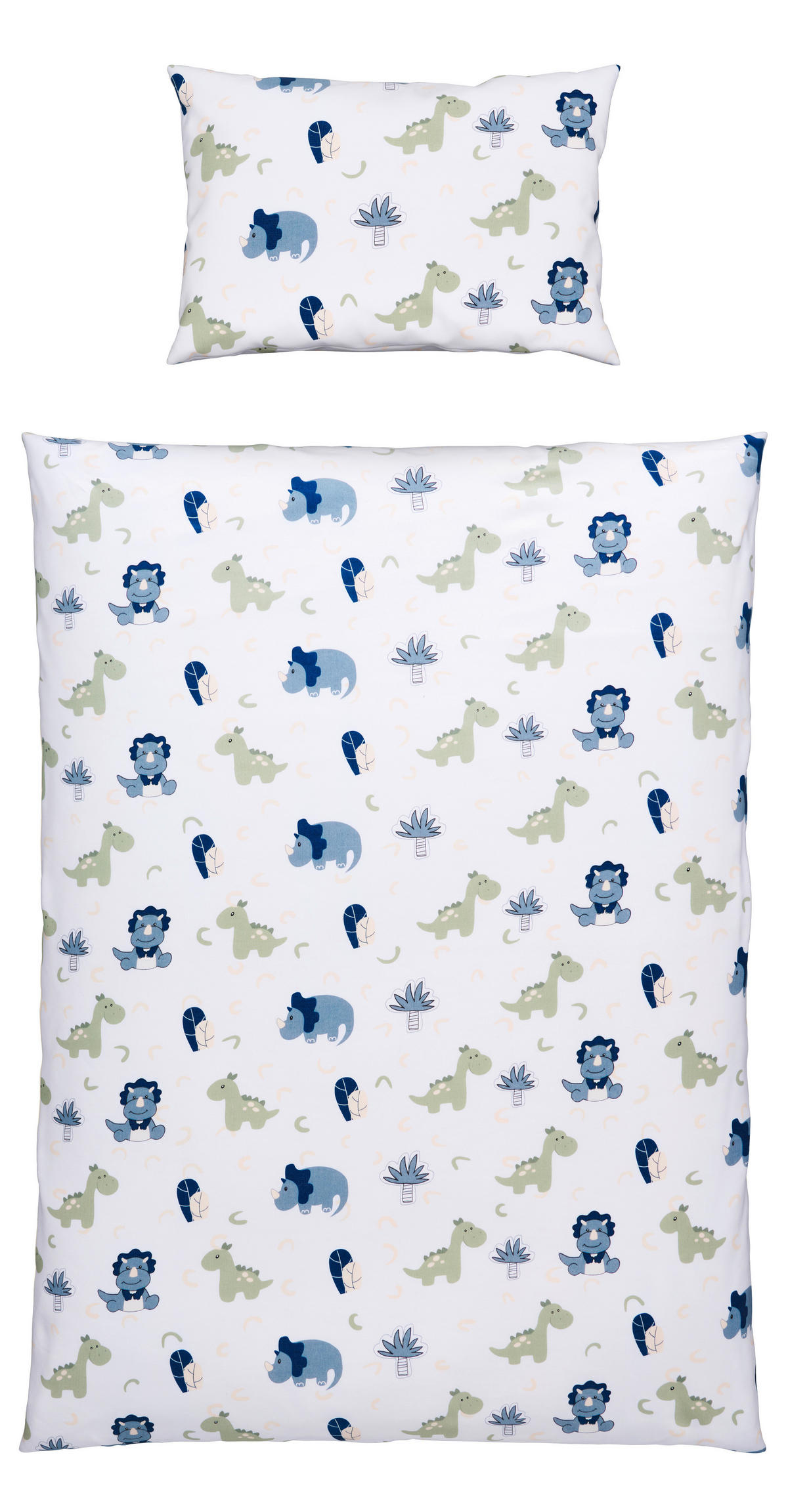 DETSKÁ POSTEĽNÁ BIELIZEŇ 100/135 cm  - modrá/biela, Trend, textil (100/135cm) - Patinio