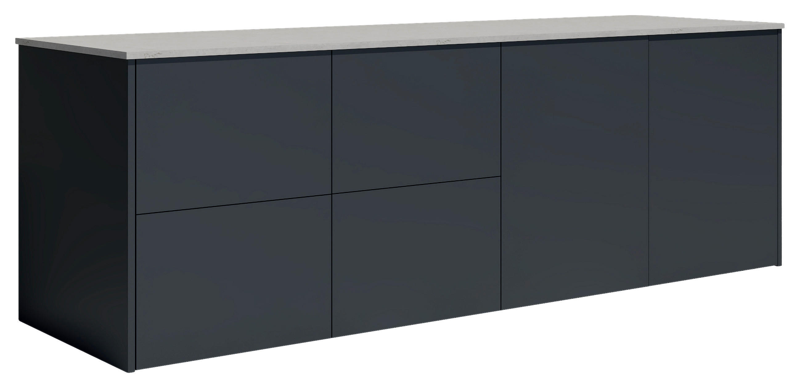OUTDOORKÜCHE  - Sandfarben/Anthrazit, Basics, Glas/Keramik (262/92,5-98,5/63,3cm) - Dieter Knoll
