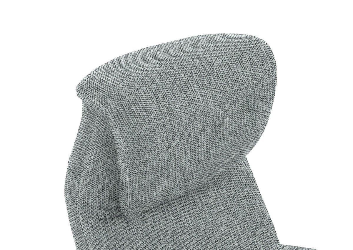 RELAX FOTEL - fekete/szürke, Design, textil/fém (77/115/89cm) - Pure Home Comfort