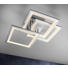 LED-DECKENLEUCHTE - Silberfarben, Design, Kunststoff/Metall (50/17cm) - Novel LED-DECKENLEUCHTE - Silberfarben, Design, Kunststoff/Metall (50/17cm) - Novel