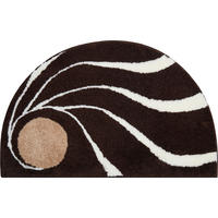 BADTEPPICH Colani 18 Braun 50/80 cm  - Braun, Basics, Kunststoff/Textil (50/80cm) - Grund