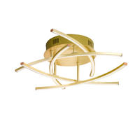LED-DECKENLEUCHTE 4 W  50/16 cm    - Messingfarben, Design, Metall (50/16cm) - Fischer & Honsel
