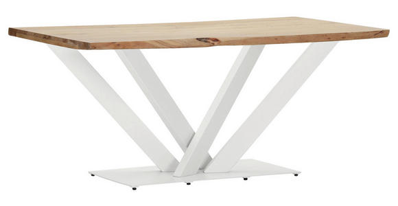 TISCHGESTELL Weiß   - Weiß, Design, Metall (150/70/73cm) - Landscape