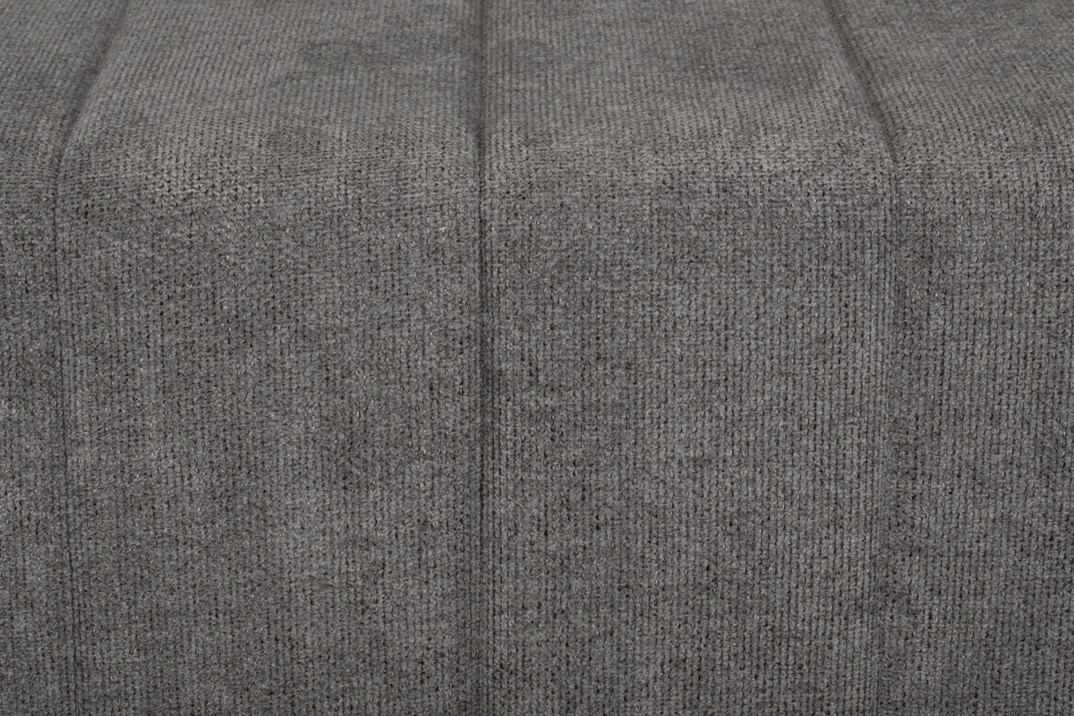 HOCKERBANK in Holz, Textil Grau  - Naturfarben/Grau, Design, Holz/Textil (122/41/45cm) - MID.YOU