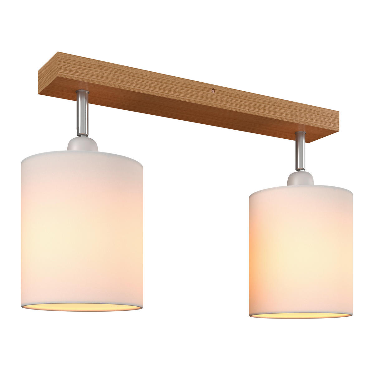 STRAHLER Sofia 66/38/25 cm  - Weiß, Natur, Holz/Textil (66/38/25cm) - Marama