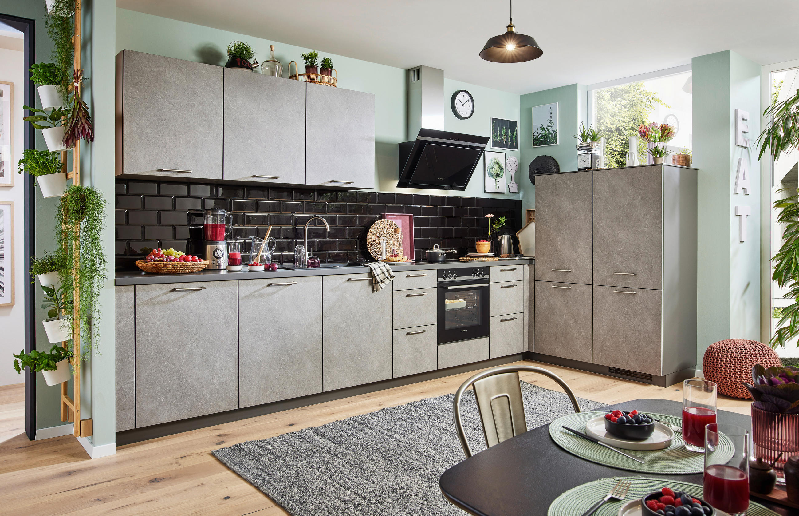 EINBAUKÜCHE   - Design, Holzwerkstoff - Celina