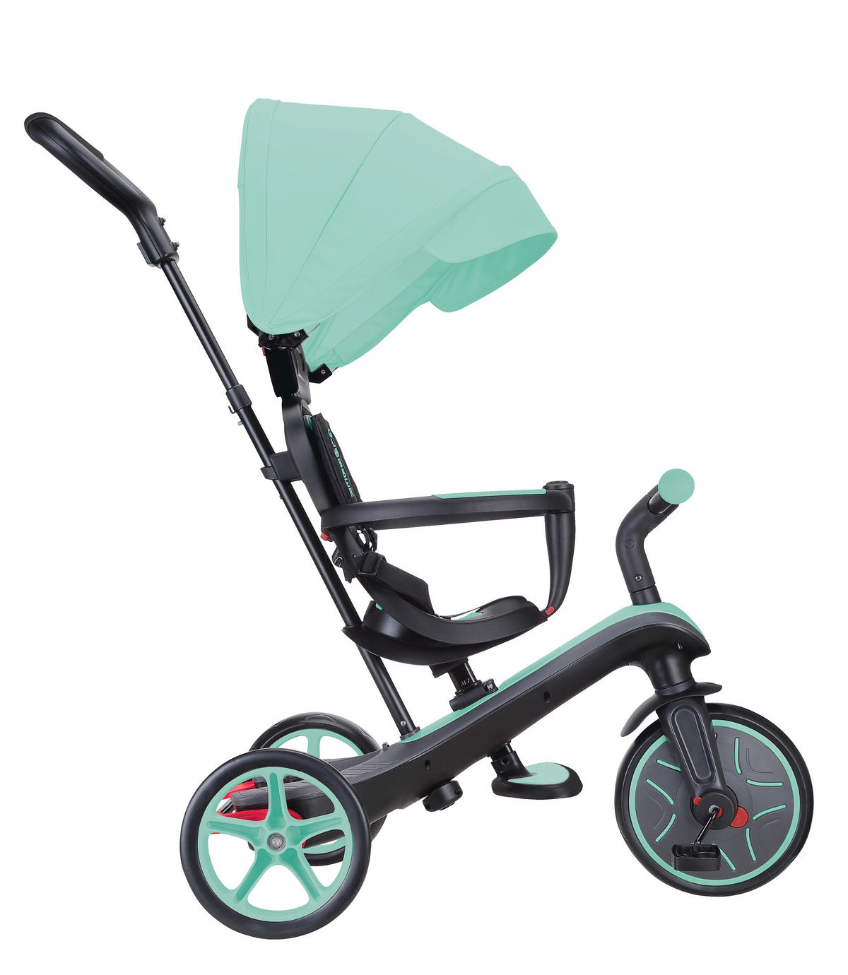 DREIRAD EXPLORER TRIKE 4in1  - Mintgrün, Basics, Kunststoff (95/47/97.5cm) - GLOBBER