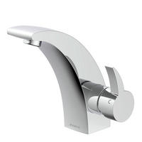 WASCHTISCHARMATUR 5,0/17,0/15,0 cm  - Chromfarben, Basics, Metall (5,0/17,0/15,0cm) - Schütte