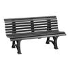 GARTENBANK 150/80/64 cm   - Graphitfarben, Basics, Kunststoff (150/80/64cm) - Modante