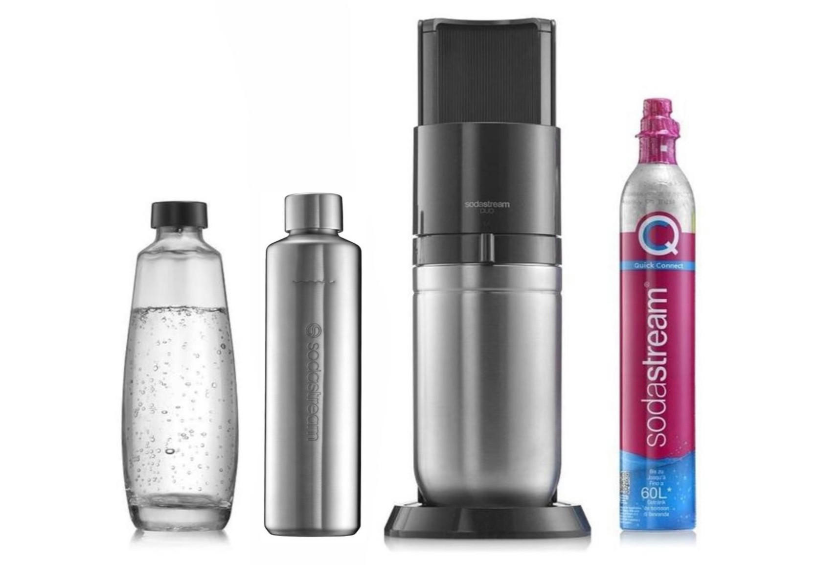 KOLSYREMASKIN  - antracit, Basics, metall/glas (15.8/44/31cm) - SodaStream