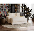 XXL-SESSEL Cord Naturfarben    - Schwarz/Naturfarben, MODERN, Kunststoff/Textil (160/87/190cm) - Carryhome