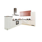 ECKKÜCHE XO 21 330/270 cm  in Rot, Weiß  - Rot/Schwarz, Design, Holzwerkstoff/Metall (330/270cm) - Xora
