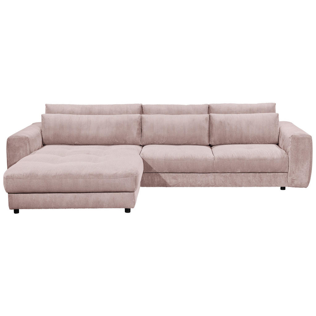 MID.YOU ROHOVÁ SEDAČKA, textil, kompozitné drevo, svetloružová
