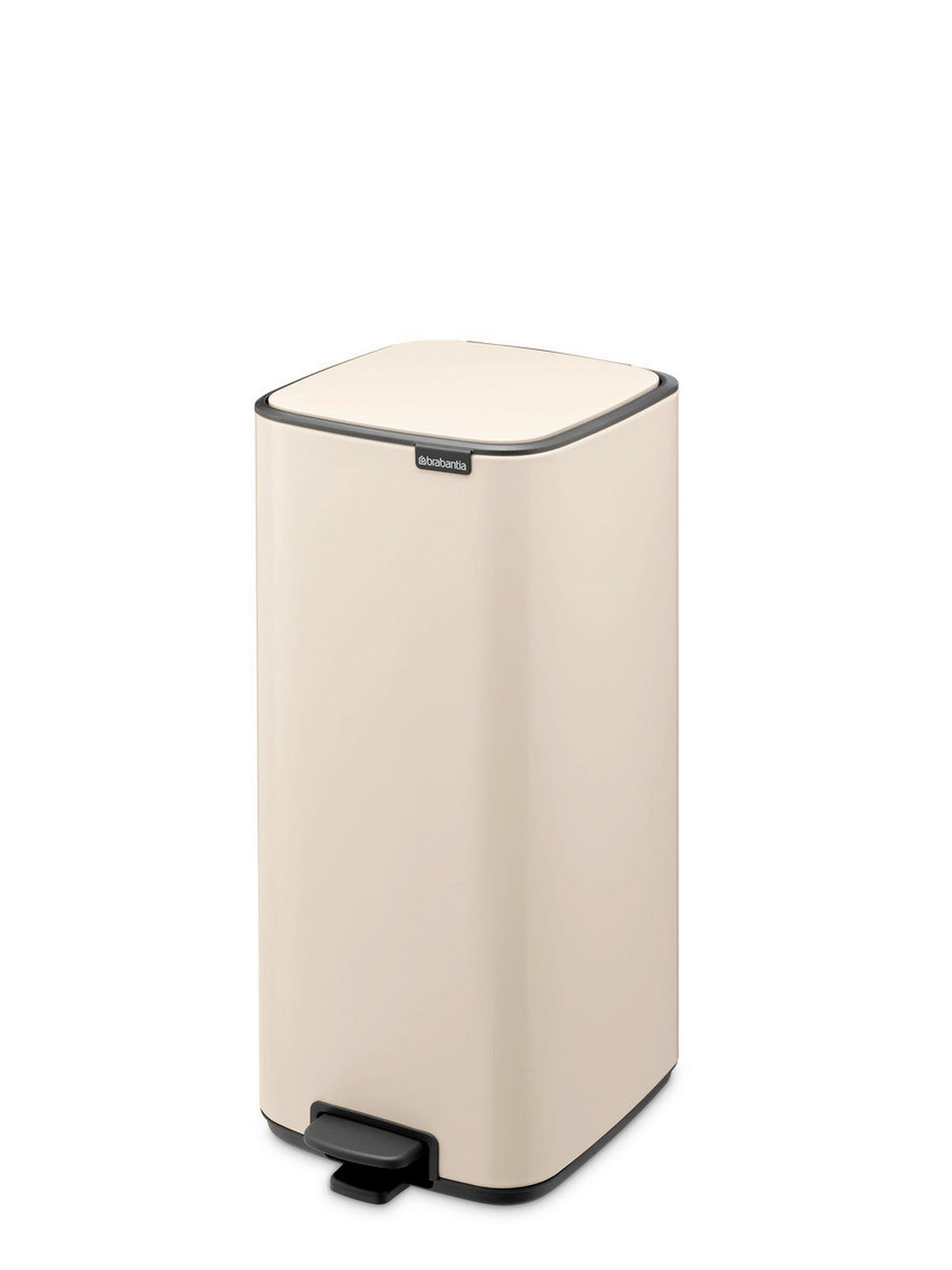 KOŠ S NOŽNOM PAPUČICOM  30 l  New Icon  - bež/antracit, Design, metal/plastika (28,8/64,7/35,8cm) - Brabantia