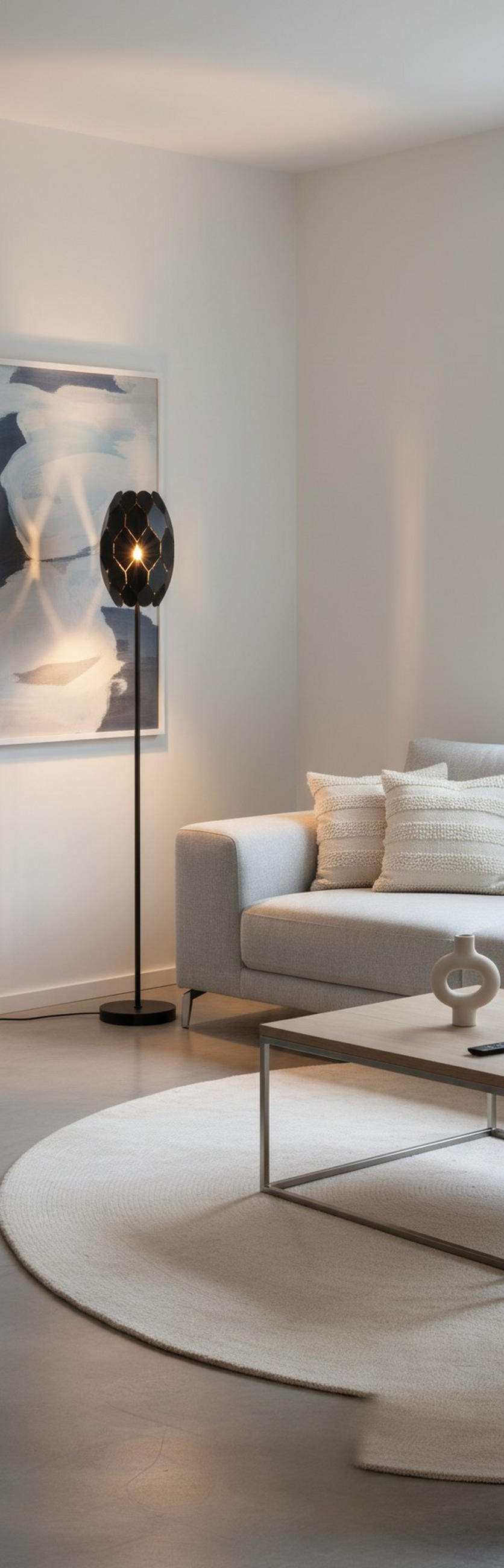 STEHLEUCHTE - Schwarz, Trend, Metall (20/148,5cm) - Novel