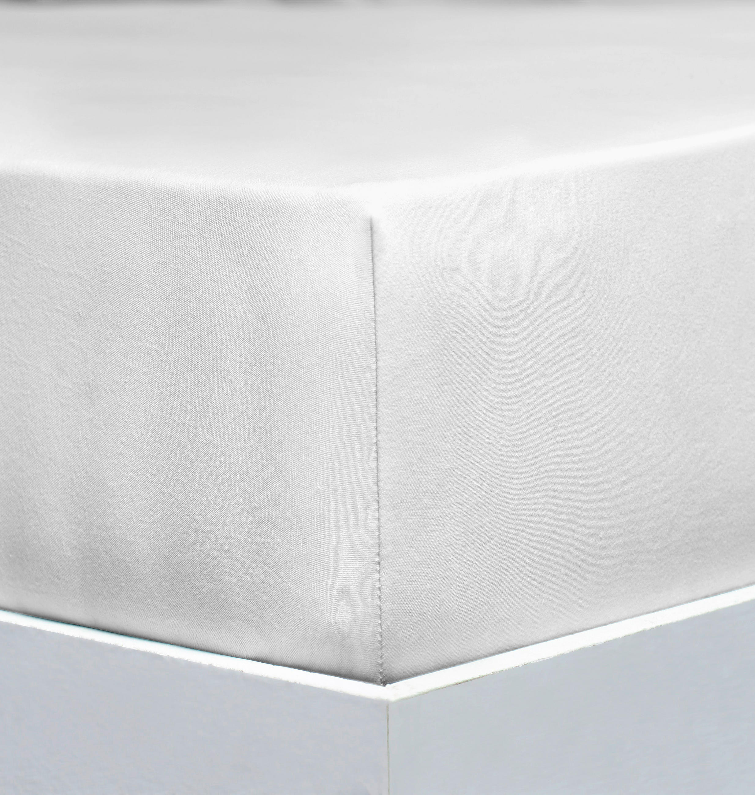 SPANNLEINTUCH 180-200/200-220 cm Jersey  - Weiß, Basics, Textil (180-200/200-220cm) - Florella