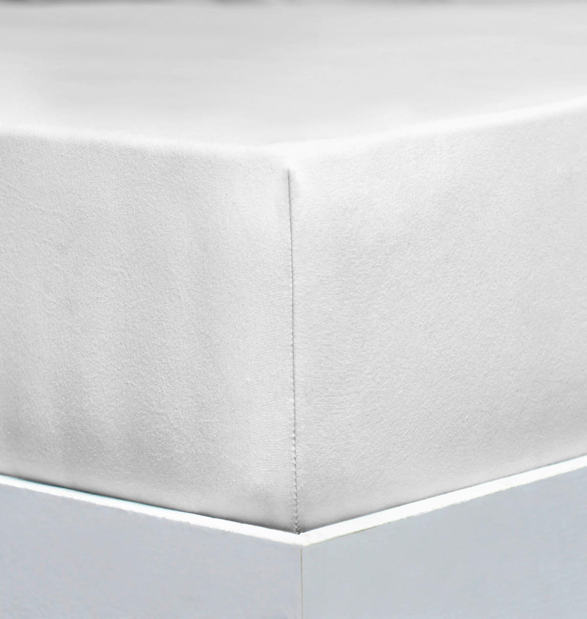 SPANNLEINTUCH 180-200/200-220 cm Jersey  - Weiß, Basics, Textil (180-200/200-220cm) - Florella