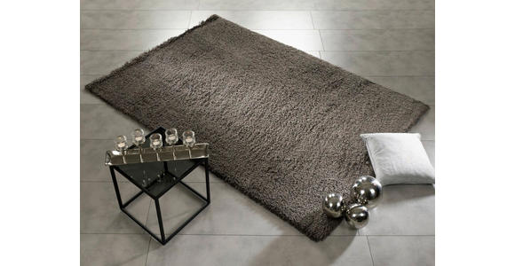 HOCHFLORTEPPICH 200/290 cm Dunkelbraun  - Dunkelbraun, Basics, Textil (200/290cm) - Novel