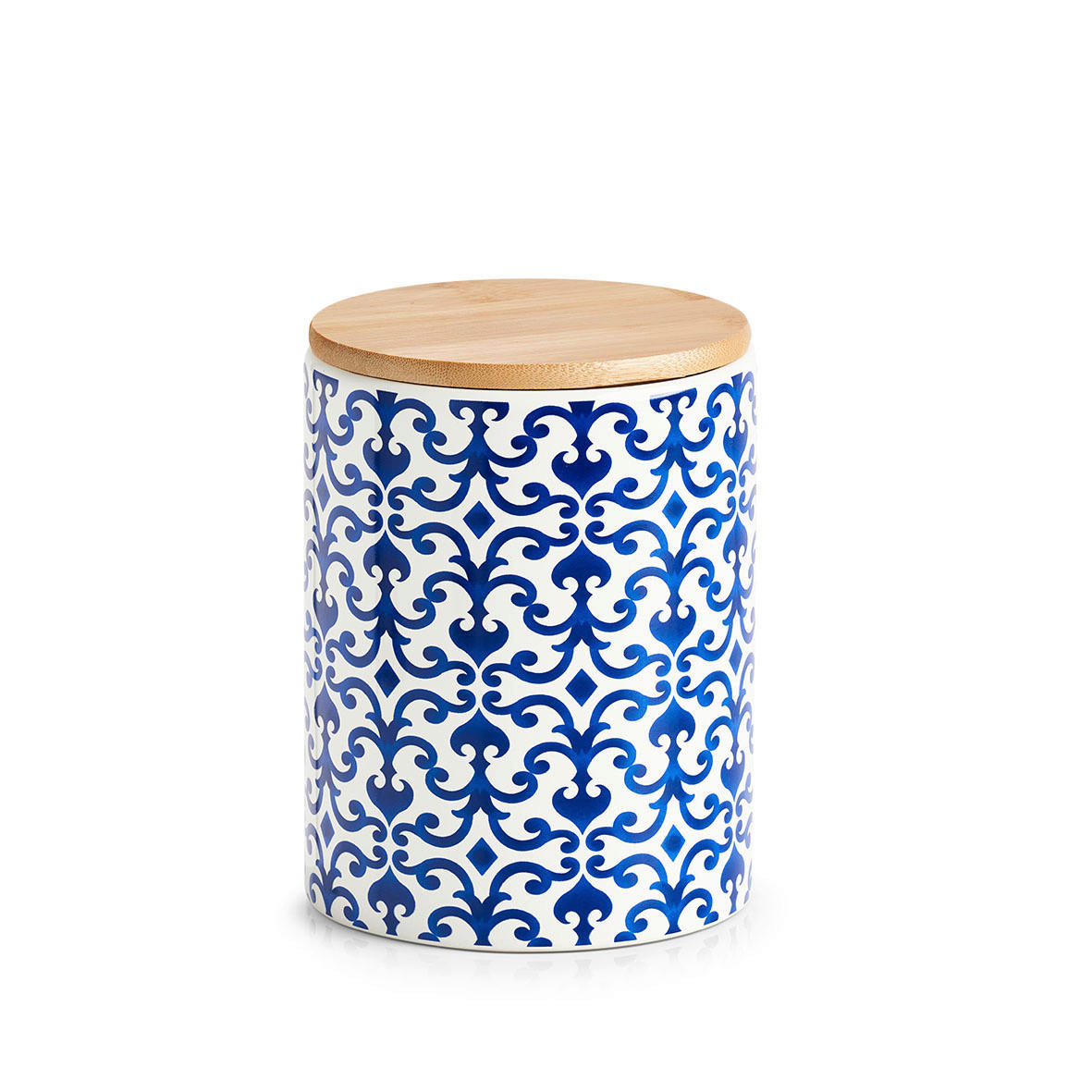 VORRATSDOSENSET  - Blau/Weiß, Basics, Keramik (25,5/25,5/15cm) - Zeller Present