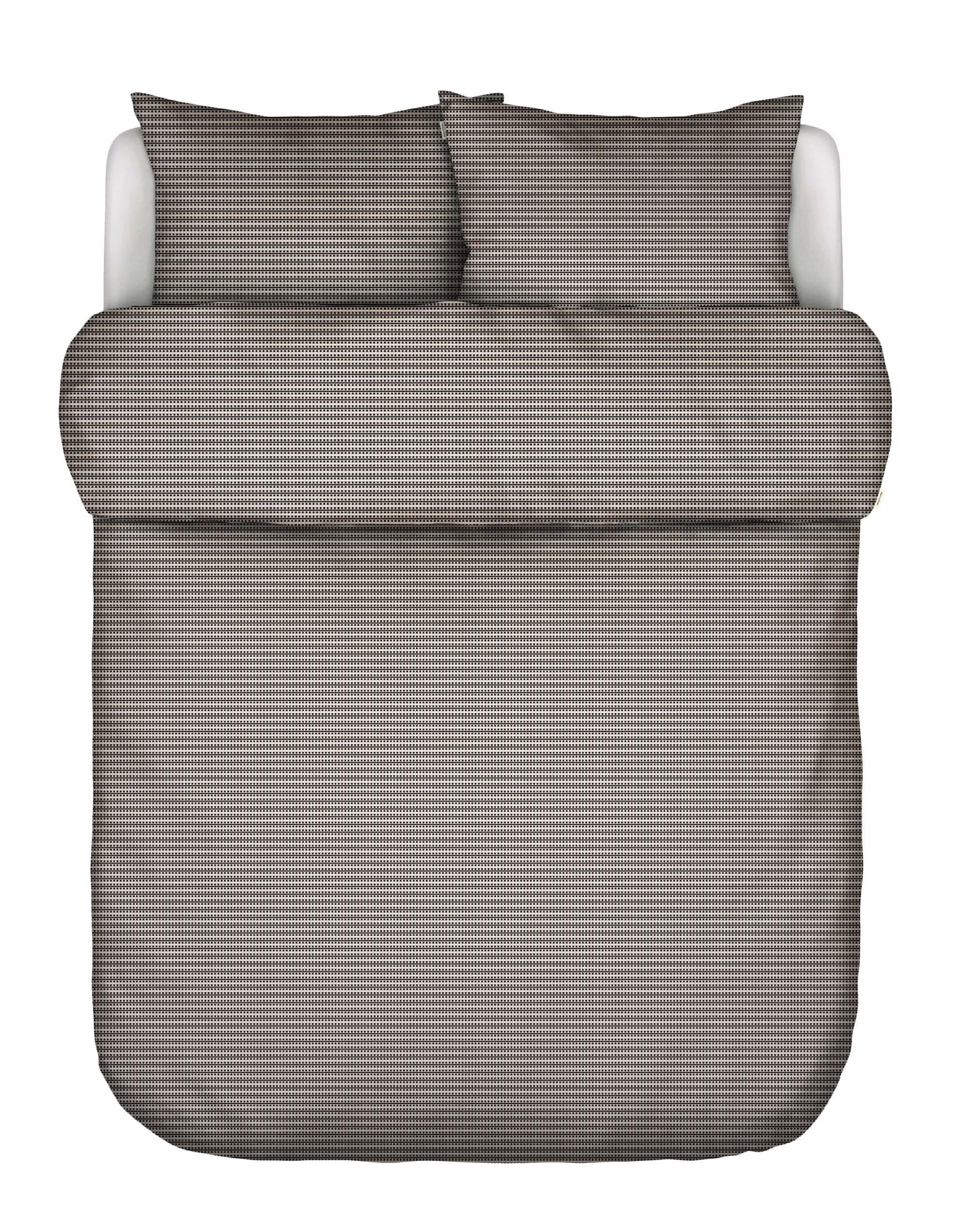 BETTWÄSCHE 3-teilig Aren Satin 200/200 cm  - Beige/Schwarz, KONVENTIONELL, Textil (200/200cm) - Marc O'Polo