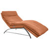 RELAXLIEGE in Echtleder Cognac  - Cognac/Alufarben, Basics, Leder (95/91/170cm) - Chilliano