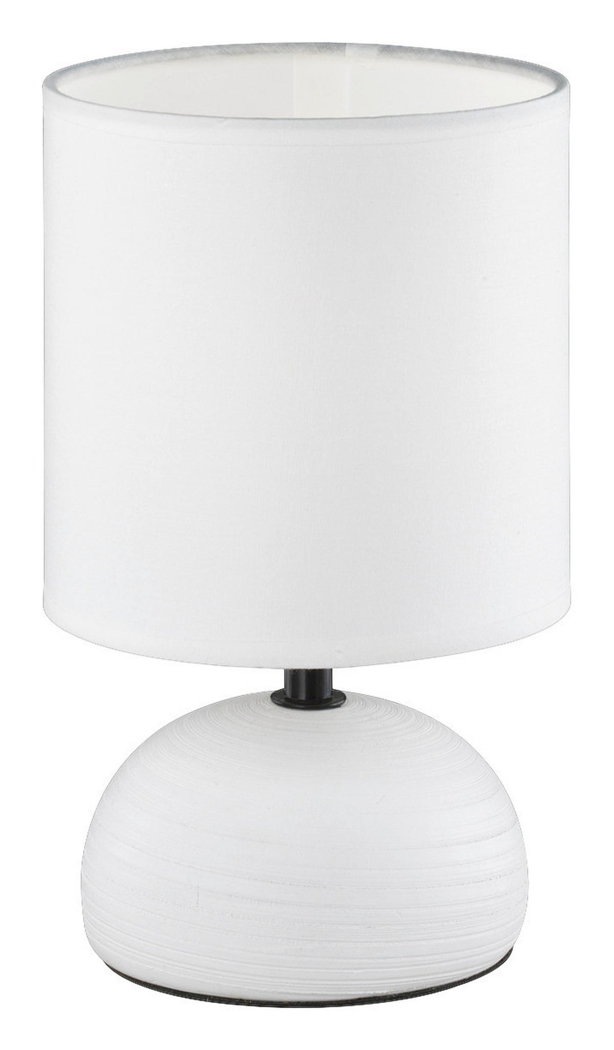 STONA LAMPA Luci  - bela, Osnovno, tekstil/keramika (14/23cm)