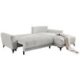 ECKSOFA in Webstoff Greige  - Greige/Hellgrau, MODERN, Kunststoff/Textil (281/189cm) - Carryhome