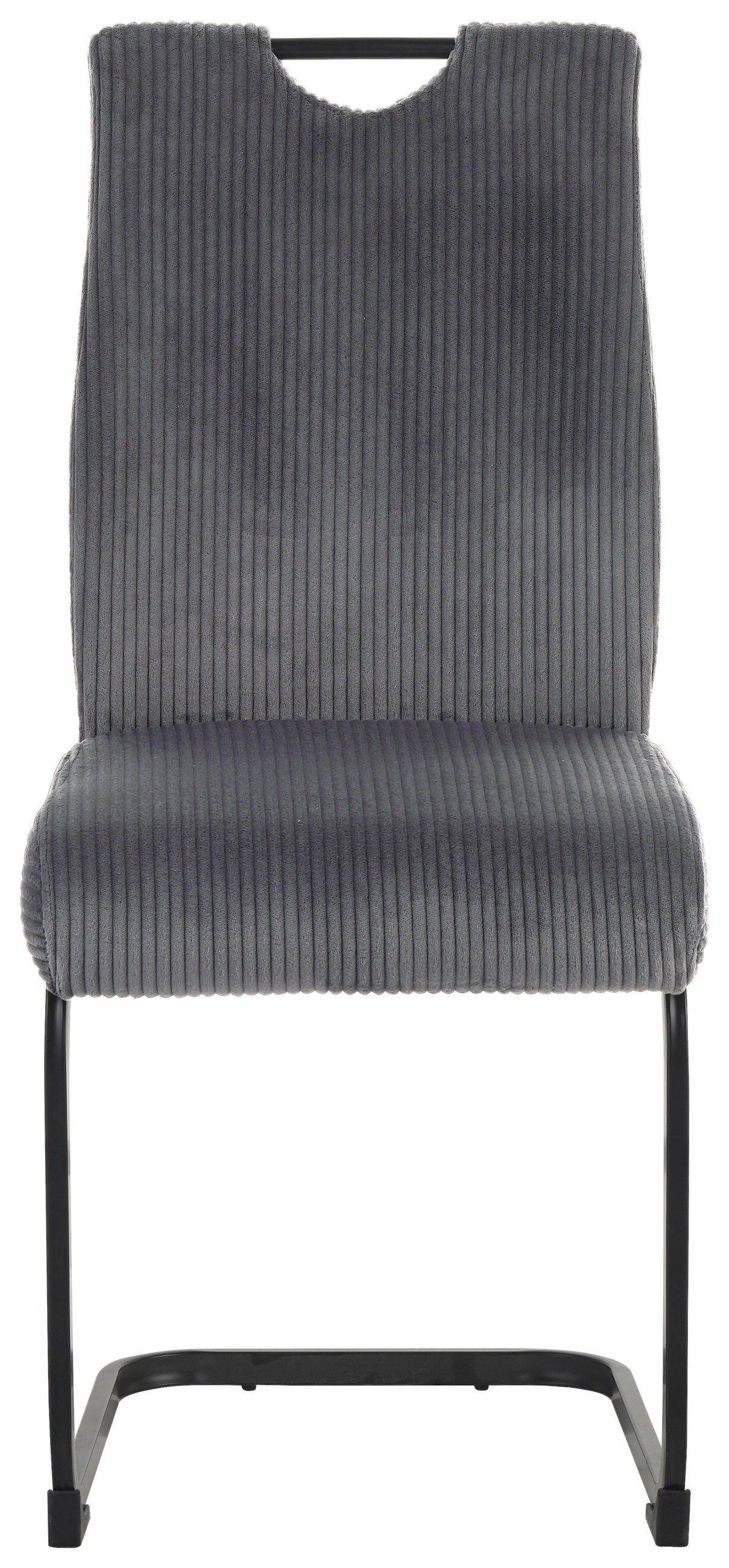 Thumbnail - home24 Schwingstuhl, Anthrazit, Metall, Textil, C-Form, 43x97x57 cm, Stoffauswahl, Esszimmer, Stühle, Esszimmerstühle, S...