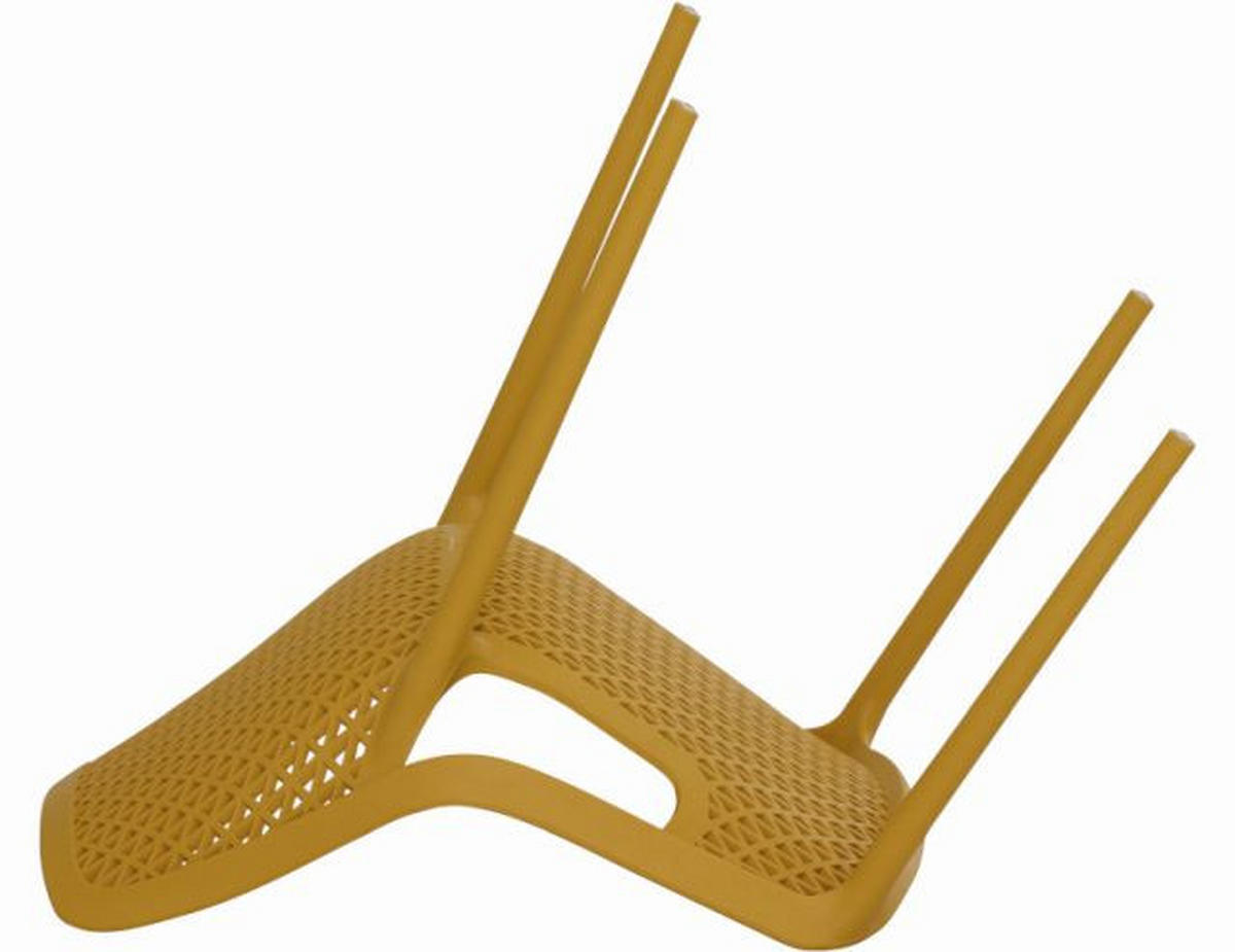GARTENSTUHL Currygelb  - Currygelb, Basics, Kunststoff (60/81/50cm) - Siena Garden