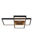 LED-DECKENLEUCHTE - Schwarz, Design, Kunststoff/Metall (50/40/6cm) - Ambiente LED-DECKENLEUCHTE - Schwarz, Design, Kunststoff/Metall (50/40/6cm) - Ambiente