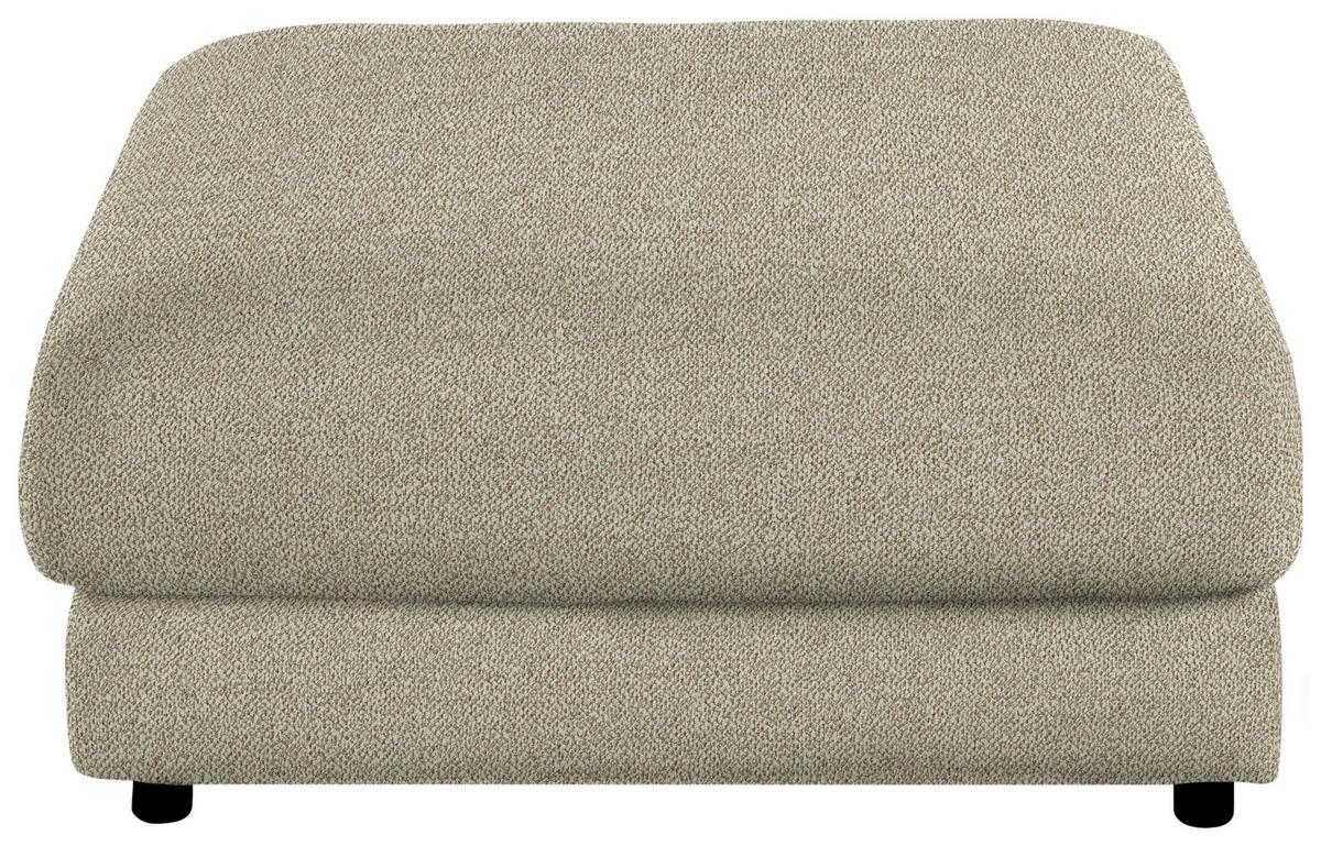 HOCKER in Textil Hellgrün  - Schwarz/Hellgrün, Design, Kunststoff/Textil (100/86/100cm) - Lomoco