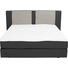 BOXSPRINGBETT 140/200 cm in Grau, Dunkelgrau - Dunkelgrau/Alufarben, KONVENTIONELL, Kunststoff/Textil (140/200cm) - Bentley BOXSPRINGBETT 140/200 cm in Grau, Dunkelgrau - Dunkelgrau/Alufarben, KONVENTIONELL, Kunststoff/Textil (140/200cm) - Bentley