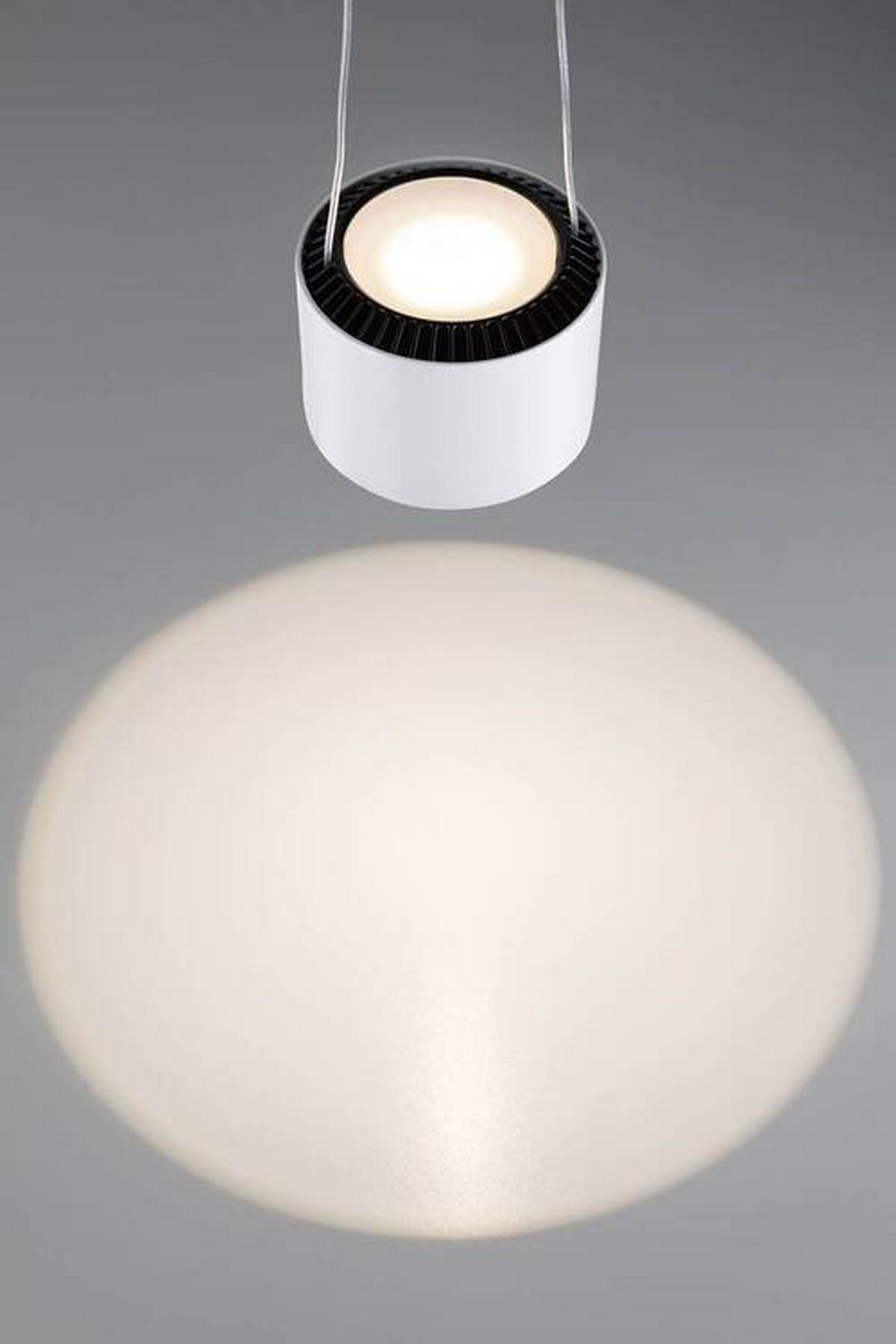 SCHIENENSYSTEM-HÄNGELEUCHTE URail 9,8/8,5 cm   - Weiß, Basics, Metall (9,8/8,5cm) - Paulmann
