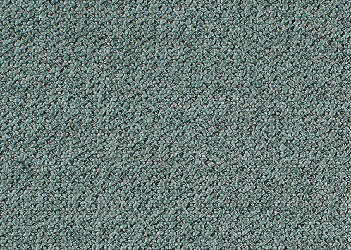 ECKSOFA in Flachgewebe Türkis  280/165 cm  - Türkis/Anthrazit, Design, Textil/Metall (280/165cm) - Johann Jakob