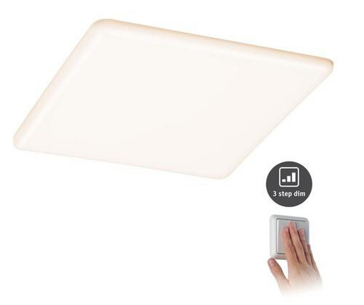 LED-PANEEL 21,5/21,5/1 cm  - Weiß, Basics, Kunststoff (21,5/21,5/1cm) - Paulmann