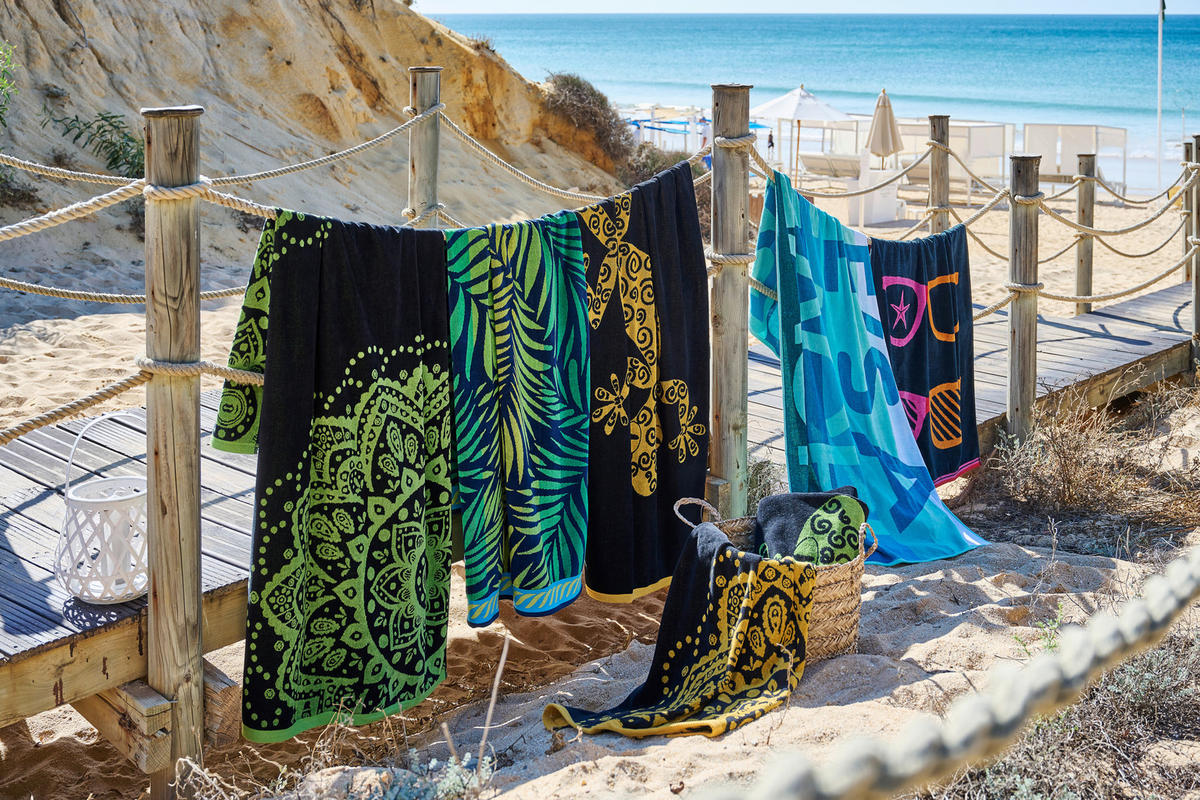 STRANDTUCH Capri Multicolor 90/180 cm  - Multicolor, KONVENTIONELL, Textil (90/180cm) - Esposa
